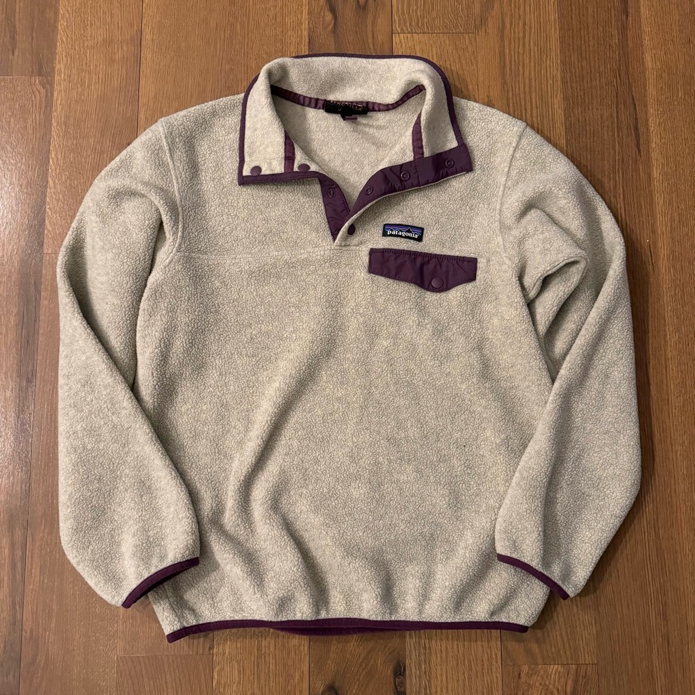 Patagonia Synchilla Lightweight Snap-T Pullover Size Extra Small